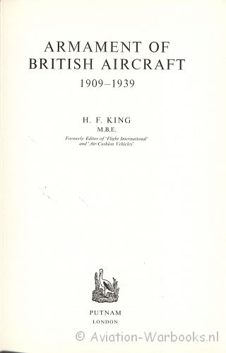 Armament of British Aircraft 1909-1939