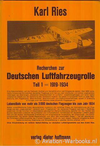 Recherchen zur Deutschen Luftfahrzeugrolle