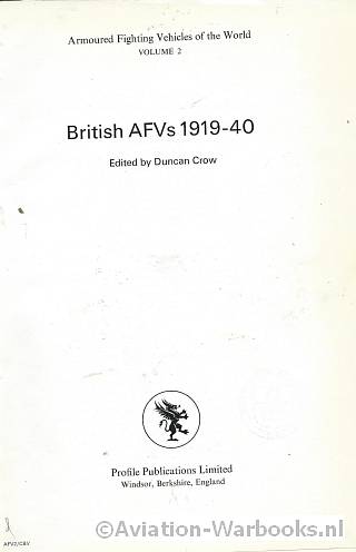 British AFV's 1919-1940