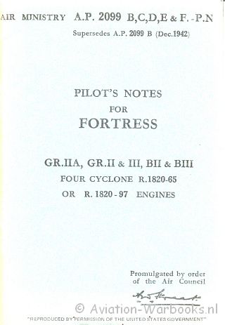 Pilot's notes