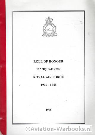 Roll of Honour 115 Squadron Royal Air Force 1939-1945