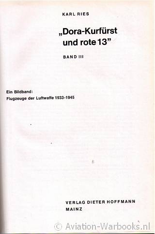 Dora-Kurfrst und rote 13 Band III