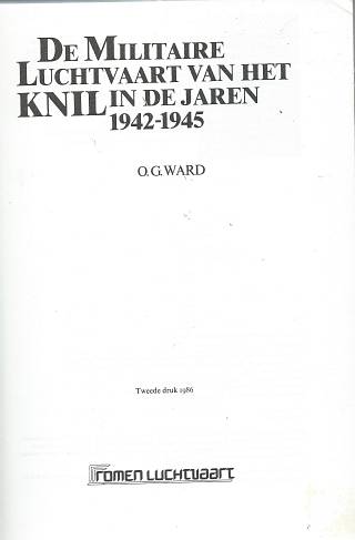 De Militaire Luchtvaart van het KNIL in de jaren 1942-1945